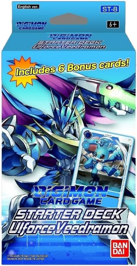 Bandai BCL2590721 Digimon Card Game-Starter UlforceVeedramon ST 8 (Display of 6 Decks), Multi