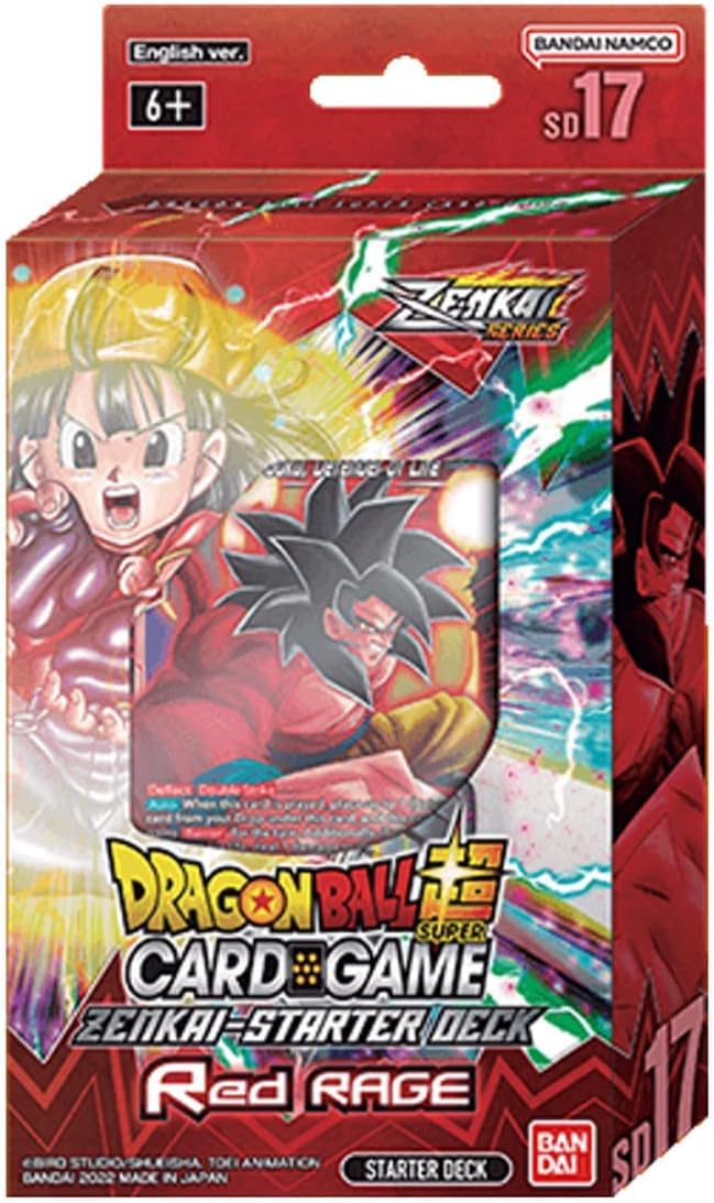 Dragon Ball Super TCG 17 SD17 Red Rage Starter Deck