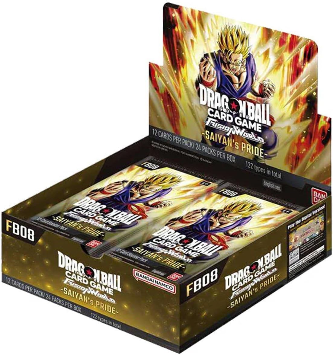 Dragon Ball Super TCG: Fusion World 08 Saiyan's Pride Booster Box (FB08) - 24 Packs