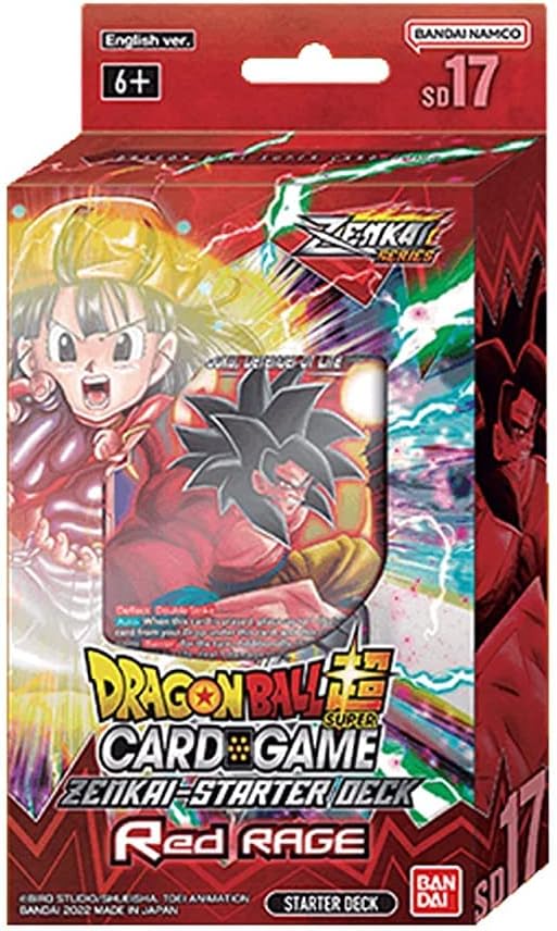 Dragon Ball Super TCG 17 SD17 Red Rage Starter Deck