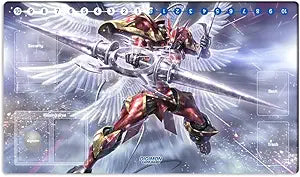 New DTCG Duel Playmat Digimon Diaboromon Trading Card Game TCG CCG Mat Pad + Free Bag (ZD002-300-SM)