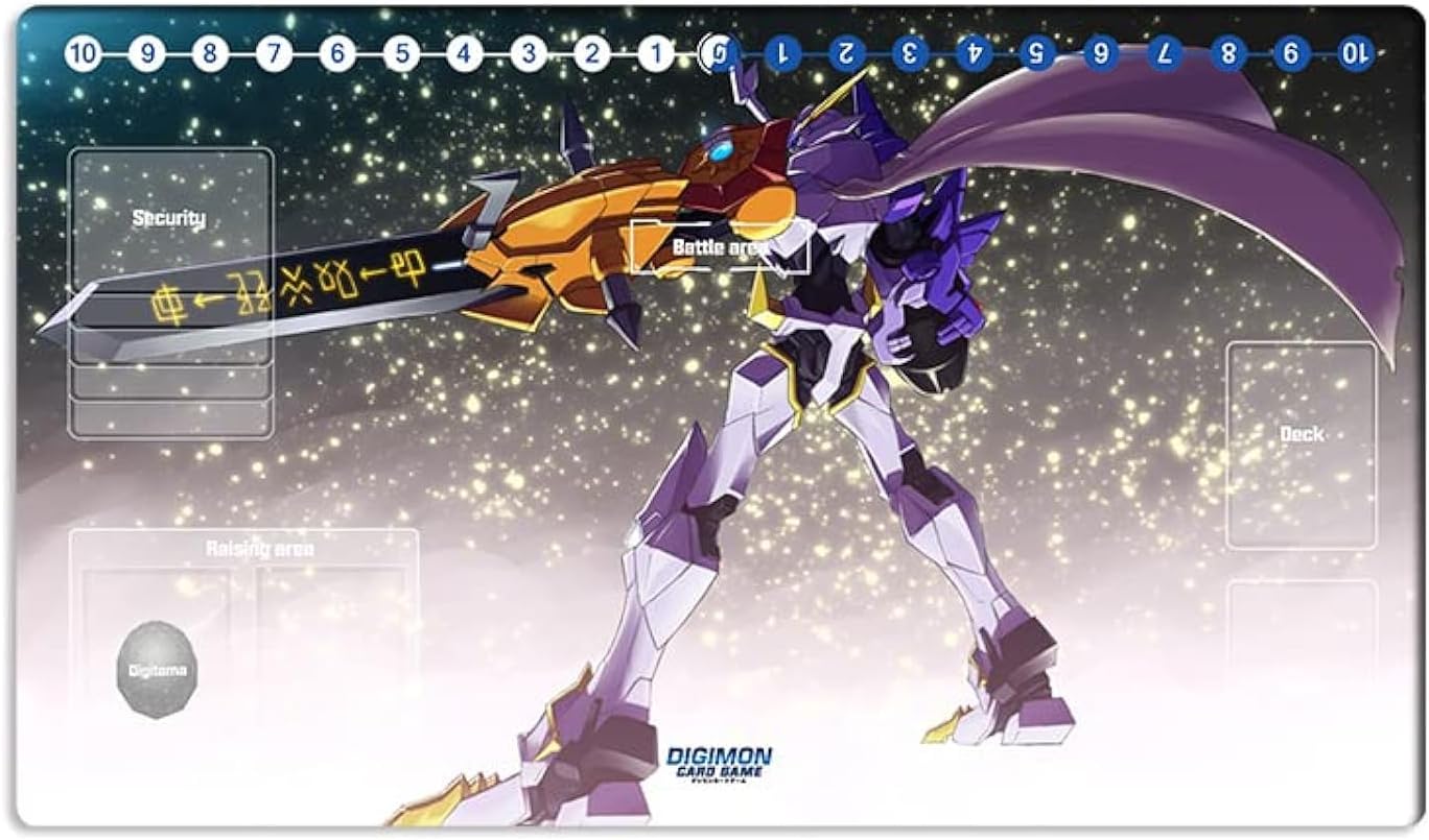 New DTCG Duel Playmat Digimon Lilithmon Trading Card Game TCG CCG Mat Pad + Free Bag (ZD002-267-SM)