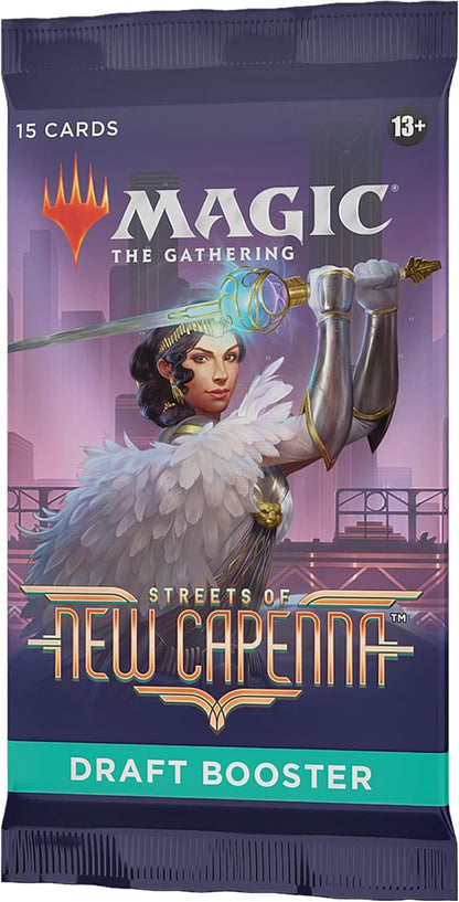 Magic: The Gathering Streets of New Capenna Draft Booster | 15 Magic Cards