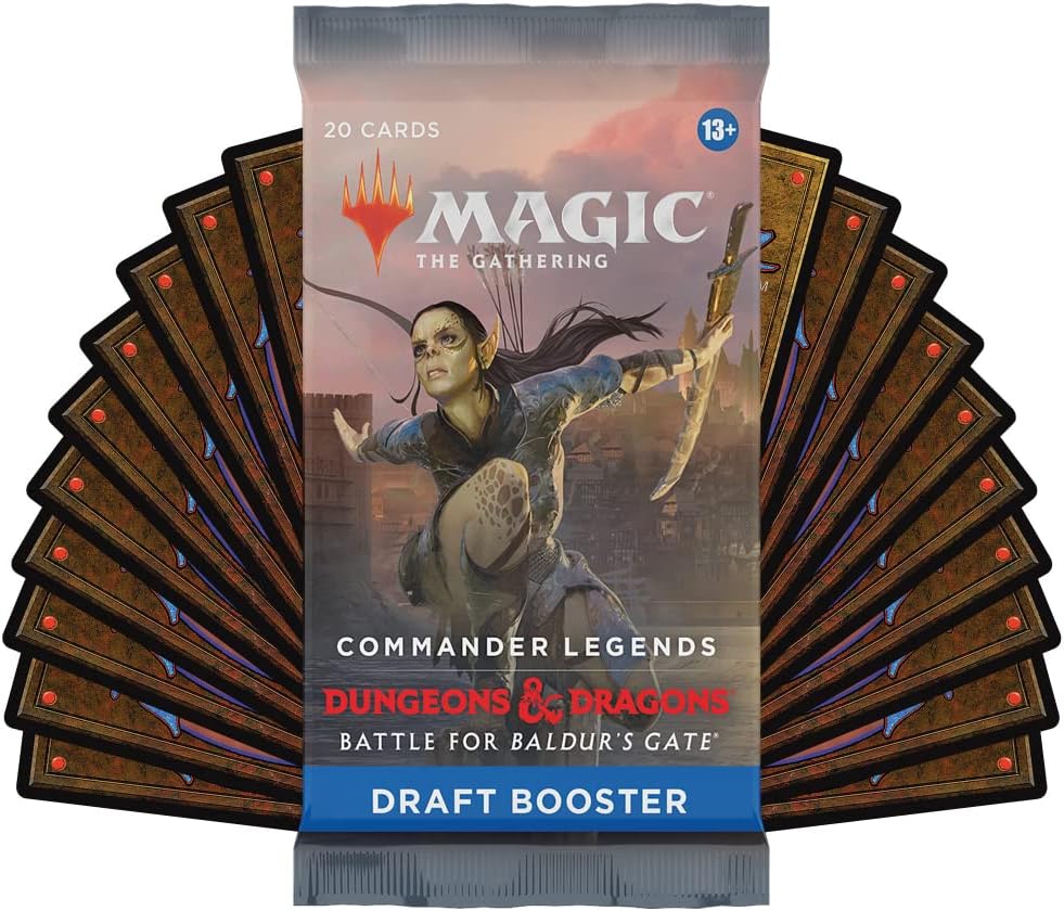 Magic: The Gathering Commander Legends: Battle for Baldur’s Gate Draft Booster Box | 24 Packs (480 Magic Cards)