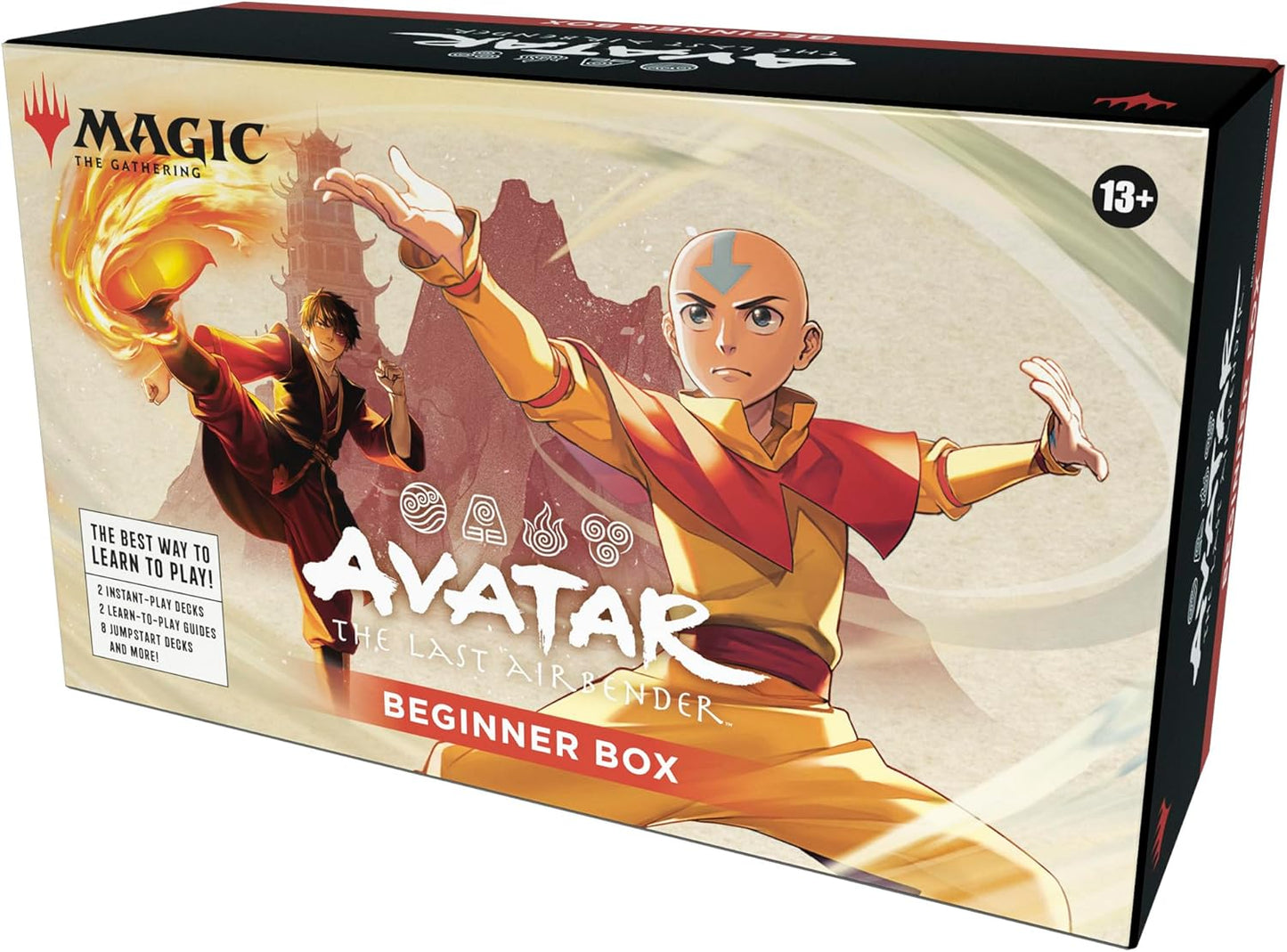 Magic: The Gathering | Avatar: The Last Airbender Beginner Box | 2-Player Card Game | Includes 2 Tutorial Decks, 8 Themed Half-Decks, 2 Playboards, 2 Spindowns, and More