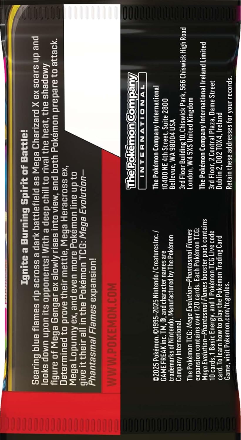 Pokemon TCG: Mega Evolutions Phantasmal Flames Booster Display Box
