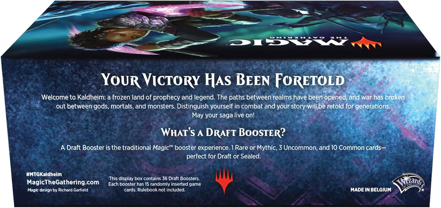 Magic: The Gathering Kaldheim Draft Booster Box | 36 Packs (540 Magic Cards)