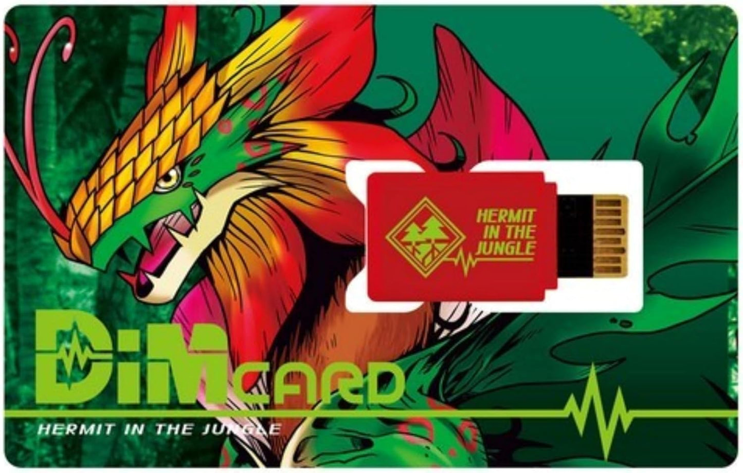 Digimon Bandai Hermit in The Jungle and Nu Metal Empire DIM Cards DIM Card Expansions for The Vital Bracelet| Raise New Electronic Pets with These Vital Bracelet Cards
