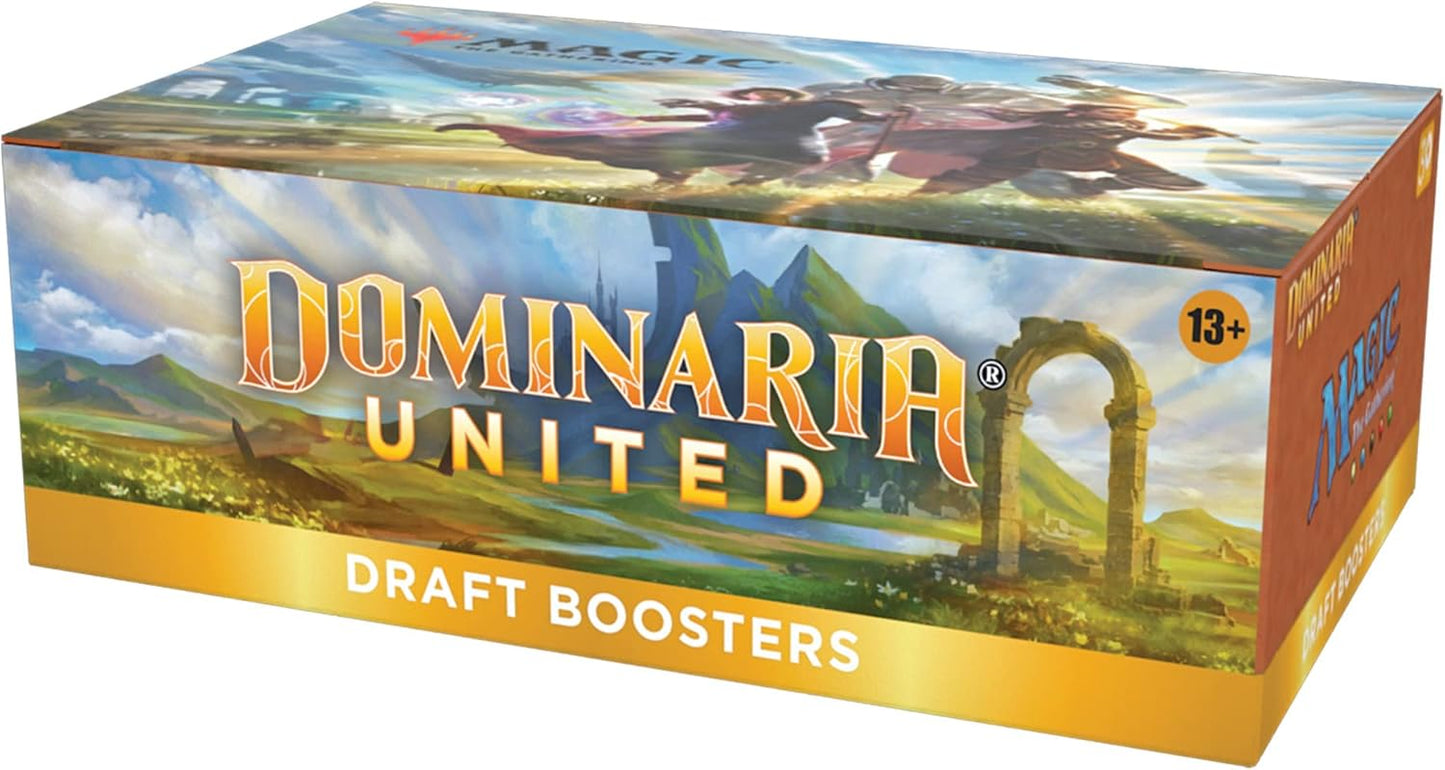 Magic: The Gathering Dominaria United Draft Booster Box | 36 Packs + Box Topper Card (541 Magic Cards)