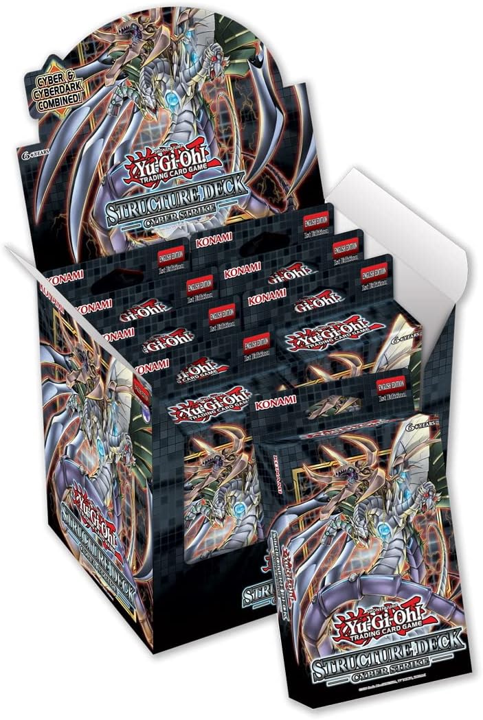 Yu-Gi-Oh! Trading Card Game: Structure Deck - Cyber Strike Display Box - 8 Decks