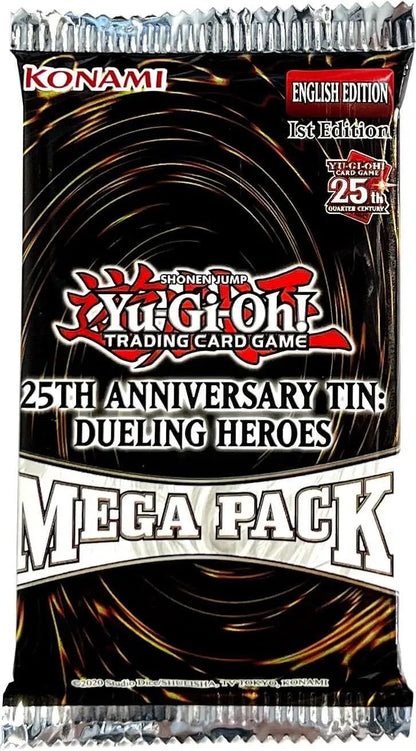 KONAMI Yu-Gi-Oh! Trading Card Game 25th Anniversary Dueling Heroes Booster MEGA Pack [18 Cards]
