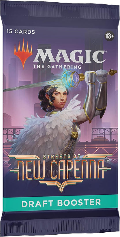 Magic: The Gathering Streets of New Capenna Draft Booster | 15 Magic Cards