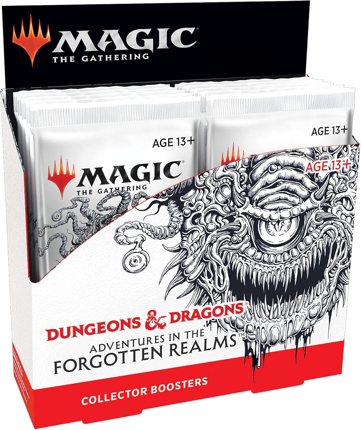 Magic: The Gathering Adventures in the Forgotten Realms Collector Booster Box | 12 Packs (180 Magic Cards)