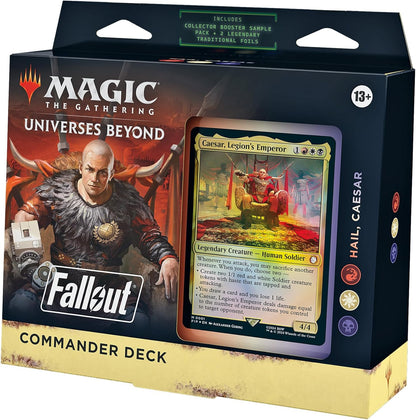 Magic: The Gathering Fallout Commander Deck – Mutant Menace (100-Card Deck, 2-Card Collector Booster Sample Pack + Accessories)
