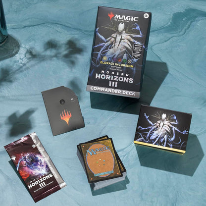 Magic: The Gathering Modern Horizons 3 Commander Deck – Eldrazi Incursion (100-Card Deck, 2-Card Collector Booster Sample Pack + Accessories)