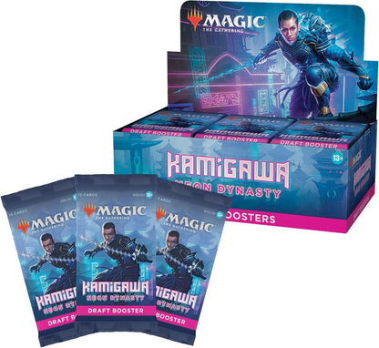 Magic: The Gathering Kamigawa: Neon Dynasty Draft Booster Box | 36 Packs (540 Magic Cards)