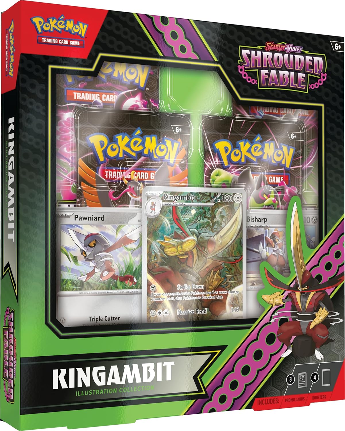 Pokemon TCG: Scarlet and Violet Shrouded Fable: KINGAMBIT Illustration Collection